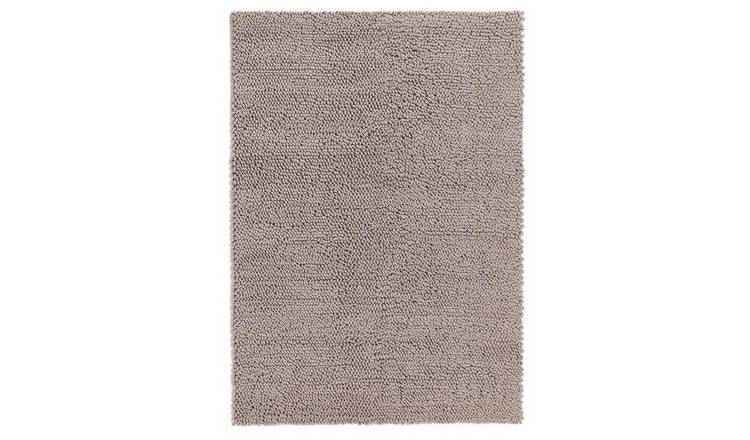 Mega Flooring Pink Shaggy Plain Rug - 120 x 170cm