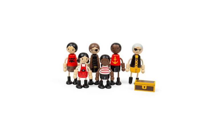 Bigjigs Toys Pirate Dolls - 18 Months +