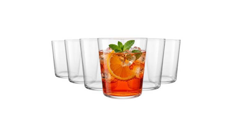 Argon Tableware Hoxton Crystal Tumblers - 390ml - Pack of 6