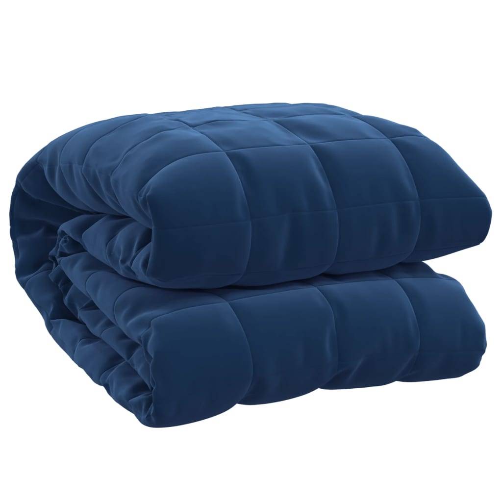 Walplus 15 kg Polyester Weighted Blanket - Blue - 220 x 240 cm - Image 2