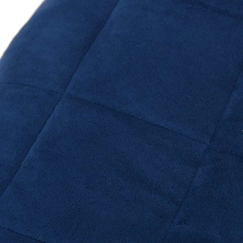 Walplus 15 kg Polyester Weighted Blanket - Blue - 220 x 240 cm - Image 4