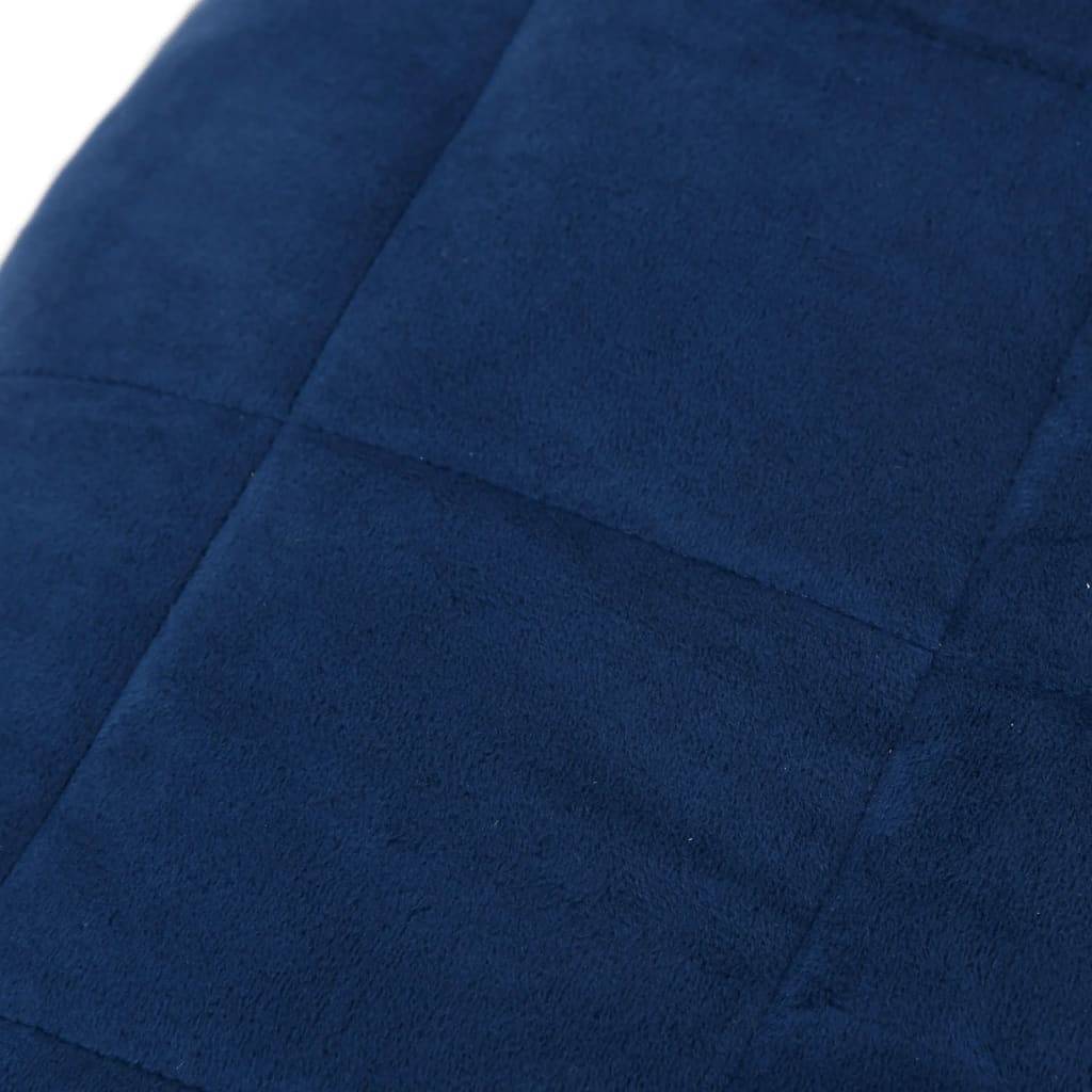 Walplus 15 kg Polyester Weighted Blanket - Blue - 220 x 240 cm - Image 4