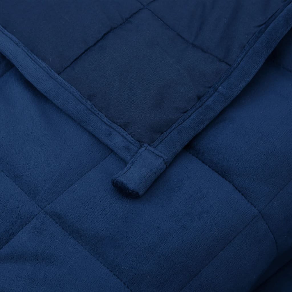 Walplus 15 kg Polyester Weighted Blanket - Blue - 220 x 240 cm - Image 5