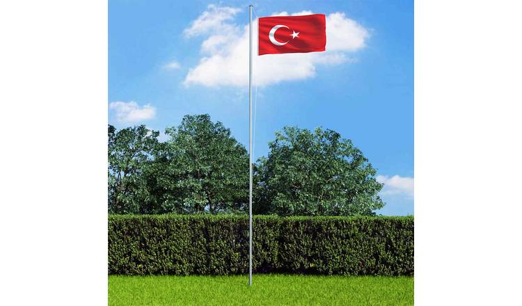 Walplus Polyester Turkey Flag - Multicolour - 90 x 150 cm