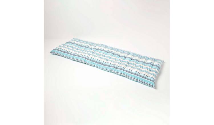 Homescapes 2 Seater New England Stripe Bench Cushion
