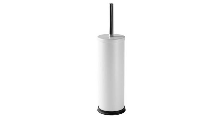 Harbour Housewares Round Toilet Brush - Matt White