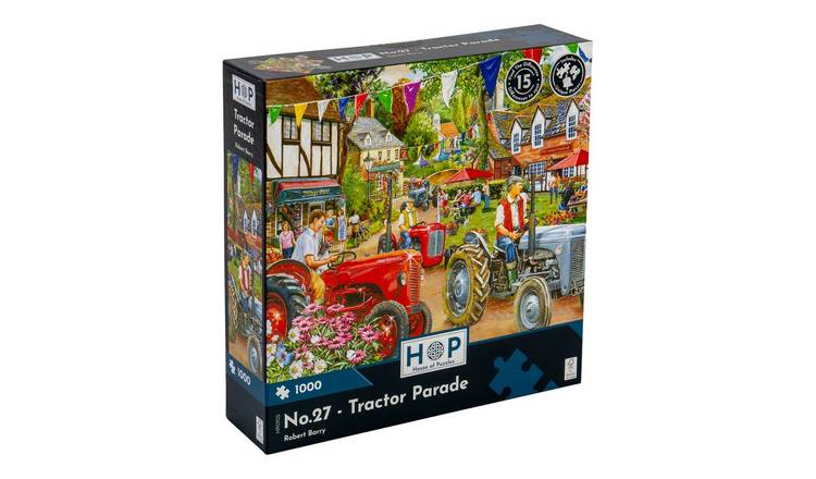 The House of Puzzles No.27 - Tractor Parade 1000 Piece Jigsaw Puzzle