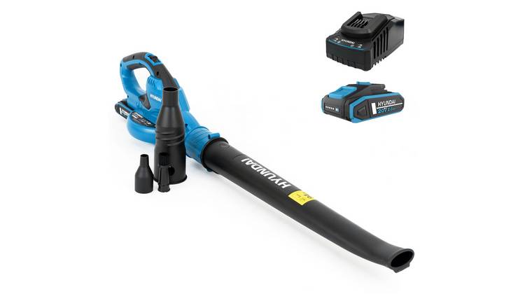 Hyundai 20V 4-in-1 Cordless Leaf Blower with Battery and Charger