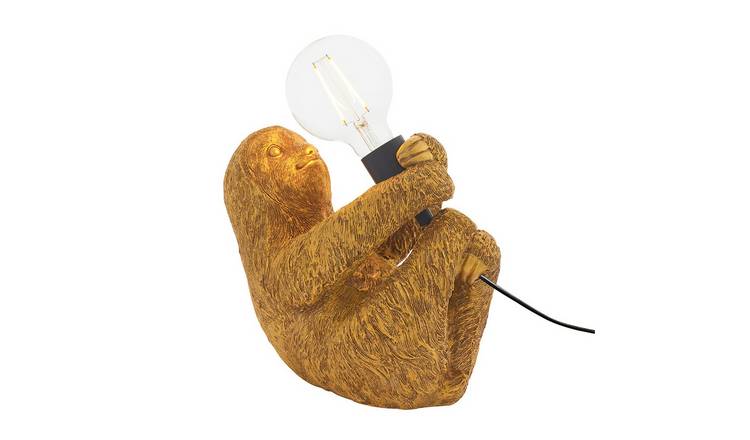Loops Direct Resin and Steel Table Light - Vintage Gold