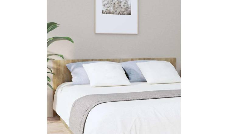 Walplus Engineered Wood Bed Headboard - Light Oak - 200 x 1.5 x 80 cm