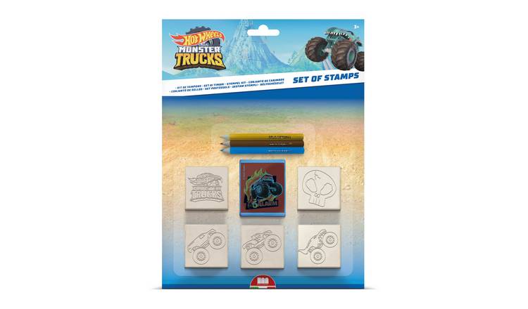 Hot Wheels Blister Pack 5 Stamps – Kids Craft & Stationery Set