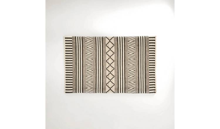 Orsina Grey Bosie Jango Geometric Rug - 150 x 240cm
