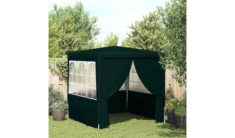 Walplus 2 x 2 m 90gsm Professional Party Tent with Side Walls - Green