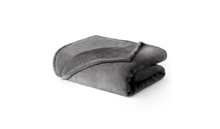 LIVIVO Single Fleece Blanket - Urban Chic Grey