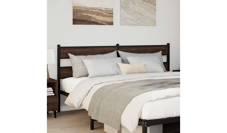 Walplus Steel Replacement Headboard - Chestnut - 187 x 91.5 cm
