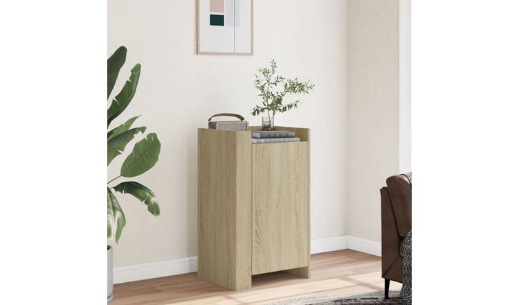 Walplus Engineered Wood Sideboard - Sonoma Oak - 45 x 35 x 75 cm