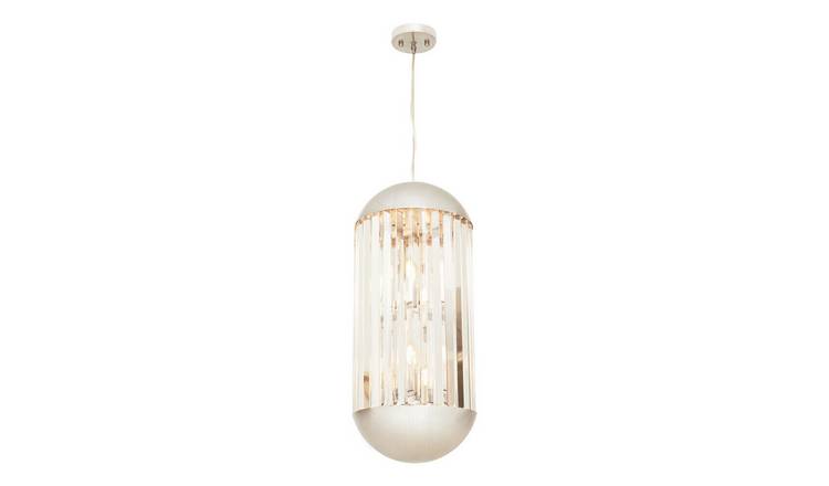 Orsina Kensington Townhouse 6 Bulb Pendant Light - Chrome