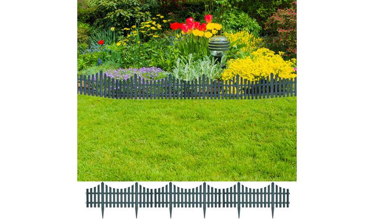 Walplus Pack of 17 Lawn Dividers - Green - 60 x 32.5 cm