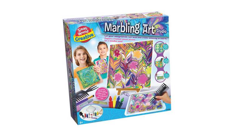 Small World Toys Marbling Art Studio Craft Set