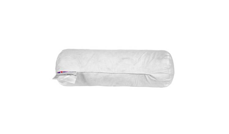 Homescapes Duck Feather Bolster Cushion Pad Insert - 40 x 15 cm