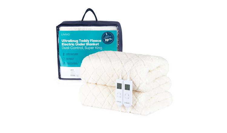 LIVIVO Ultrasnug Electric Under Blanket - Dual Control -Super  King