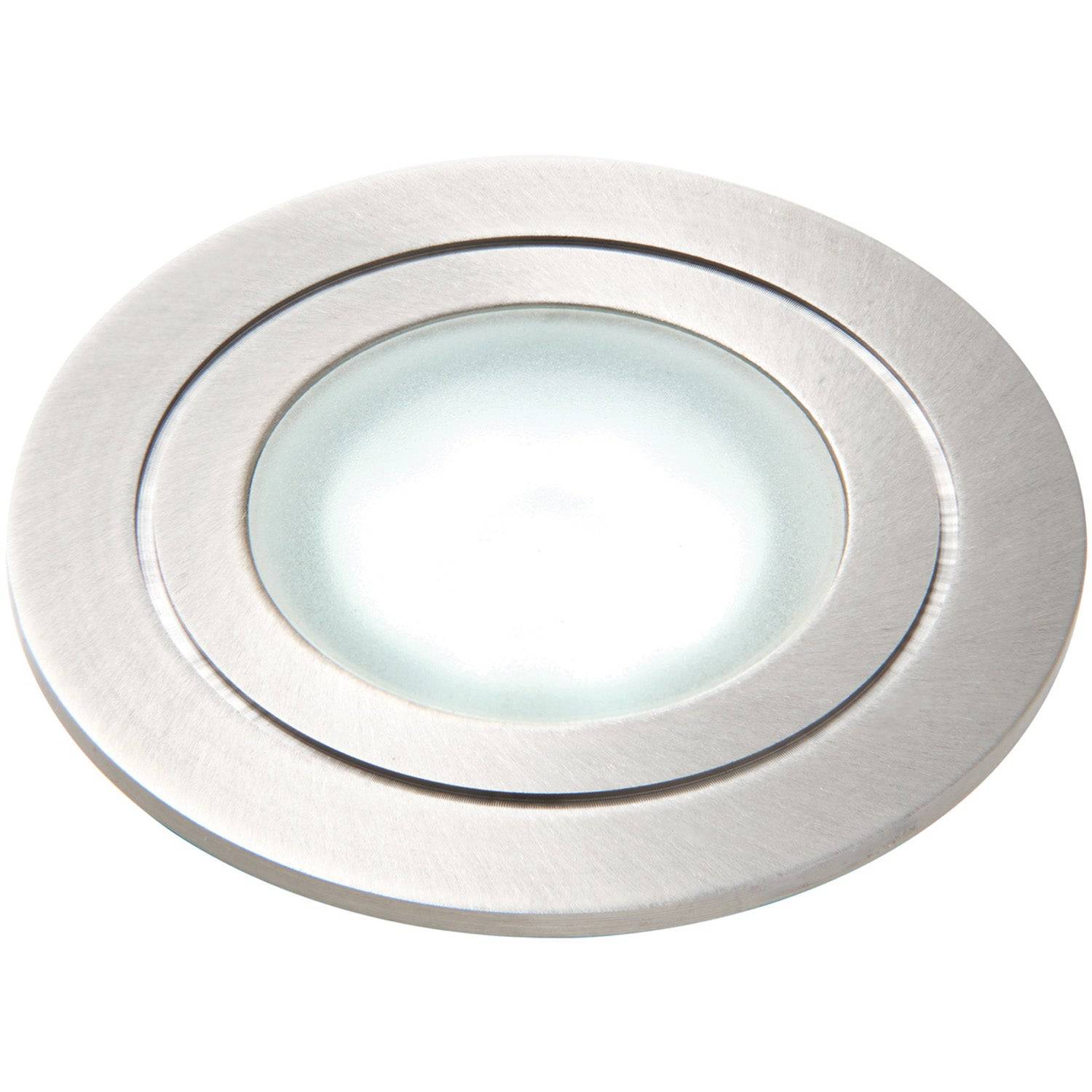 Loops Direct Pack of 4 6cm 316L Stainless LED Recessed Guide Light - Brushed - Image 3