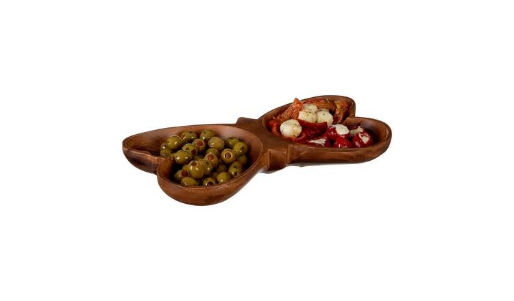 Orsina Kora Acacia Butterfly Shaped Serving Dish