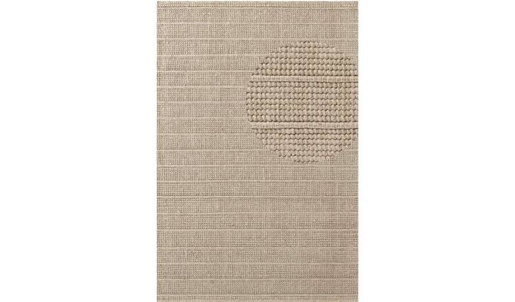 Ted Baker Beige Camden Parker Striped Rug - 120 x 170cm