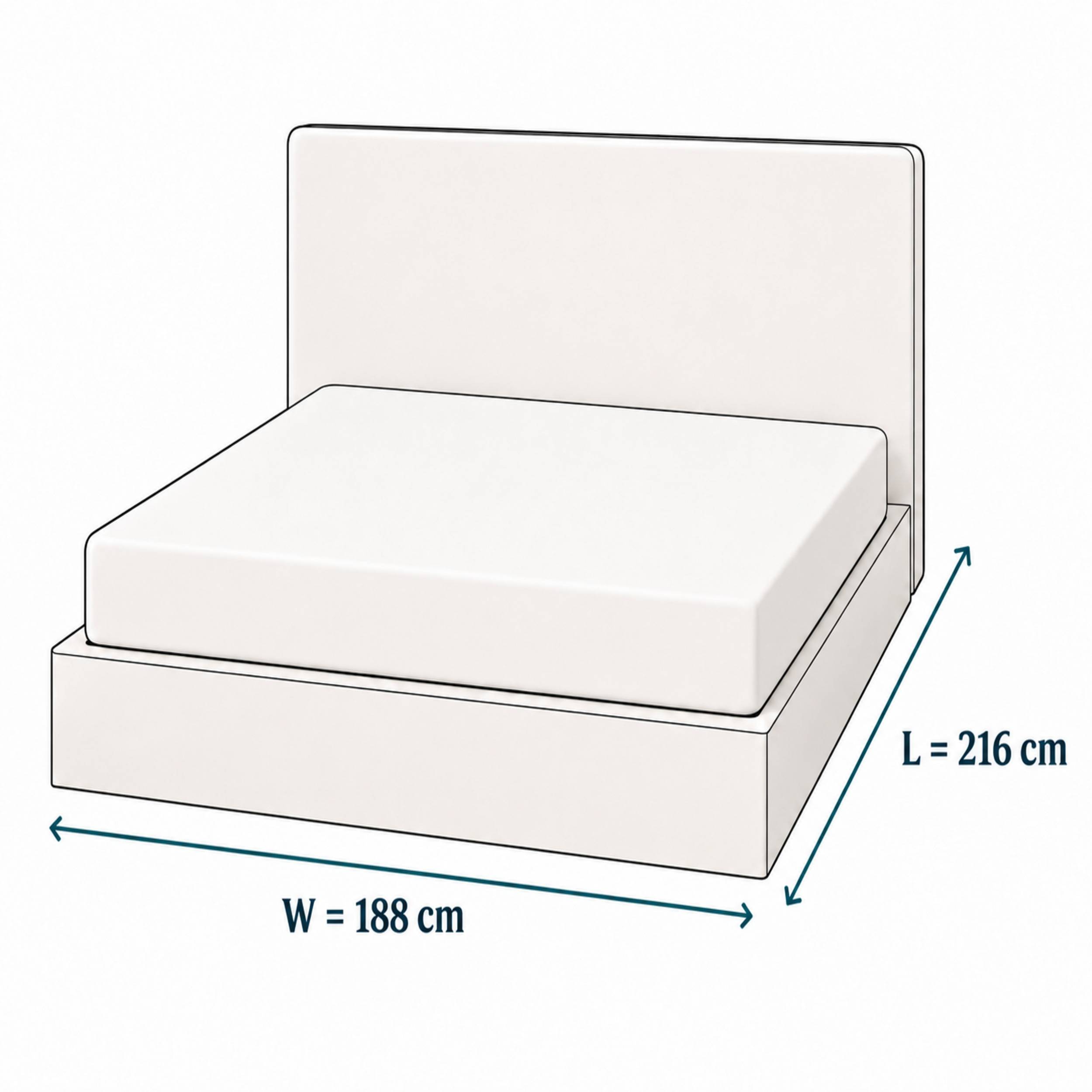 Bed Choices Aspire Super King Ottoman Bed Frame 70" Headboard - Brown - Image 6