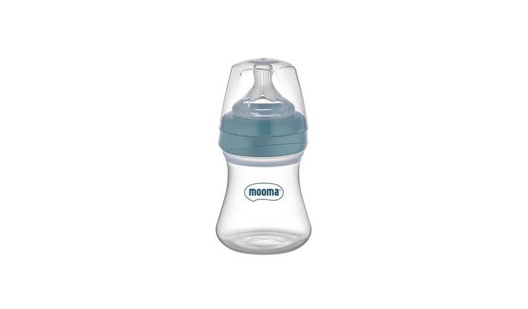 Mooma Kindy 150 ml Slow Flow Feeding Bottle - Blue