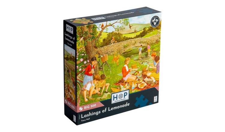 The House of Puzzles Lashings of Lemonade BIG 500 Puzzle 3 Years +