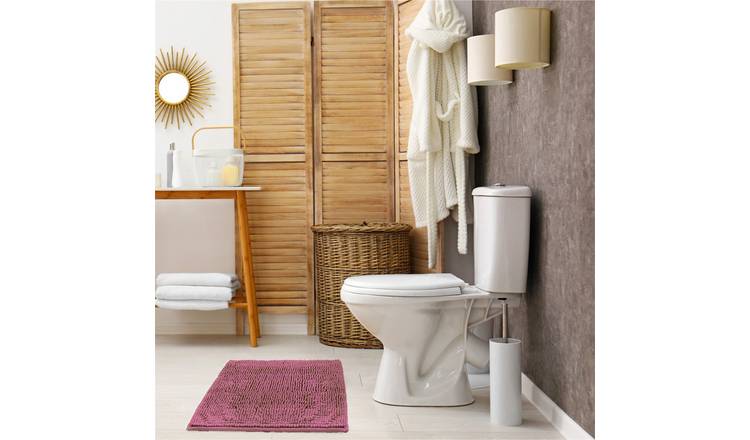 Catherine Lansfield Bobble Bath Mat 50 x 80cm - Fuchsia