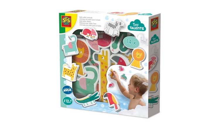 SES Creative Foam Safari Animal Kids Bath Toy