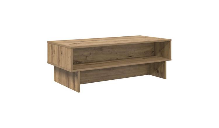 Walplus Engineered Wood Coffee Table - Oak - 100 x 46 x 35 cm