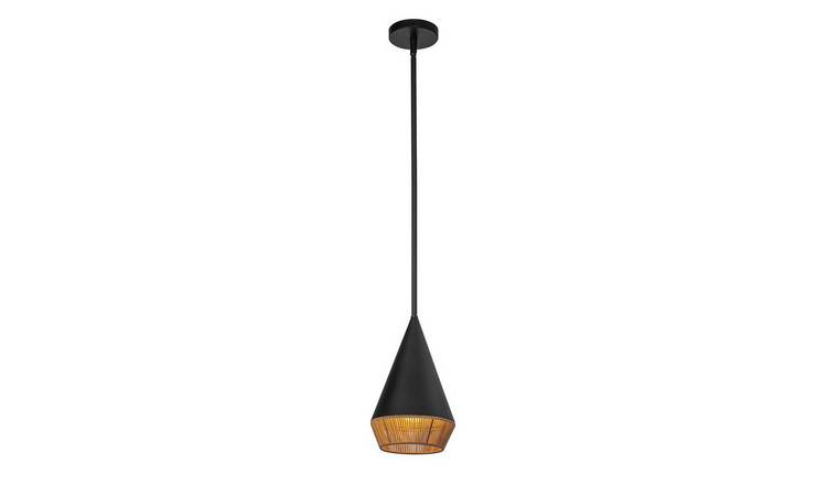 Elstead Alora Pendant Light - Matt Black
