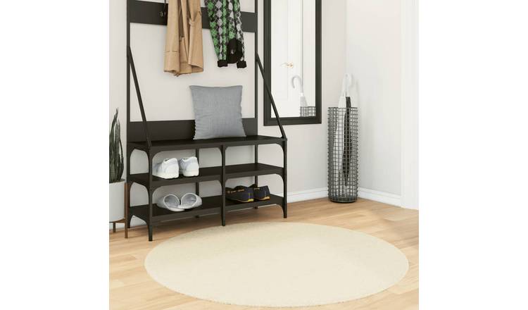 Walplus HUARTE Polyester 18 mm Pile Rug - Cream - 120 cm
