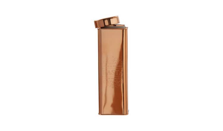 Orsina Chai Square Copper Finish Pasta Canister