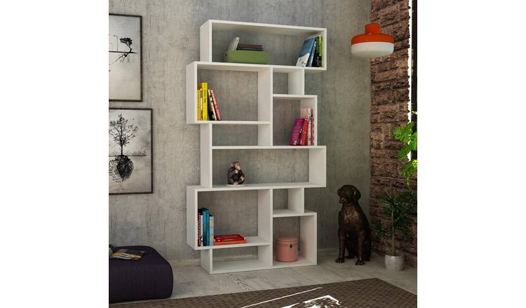 Decortie Karmato Particleboard Shelving Unit - White