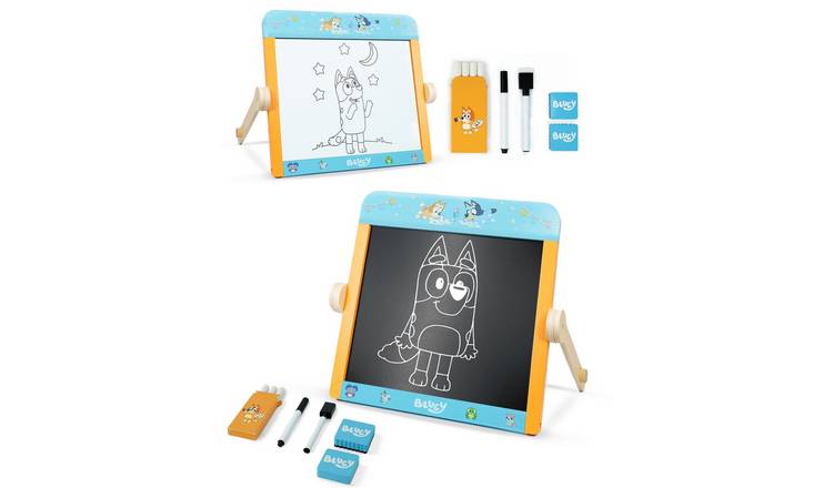 Bluey Double-Sided Folding Tabletop Easel - Multicoloured