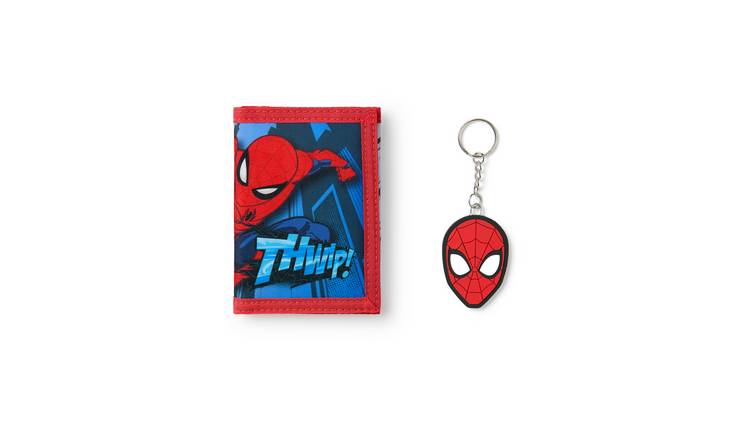 Spiderman Thwip Kids Boys Velcro Wallet - Multicoloured