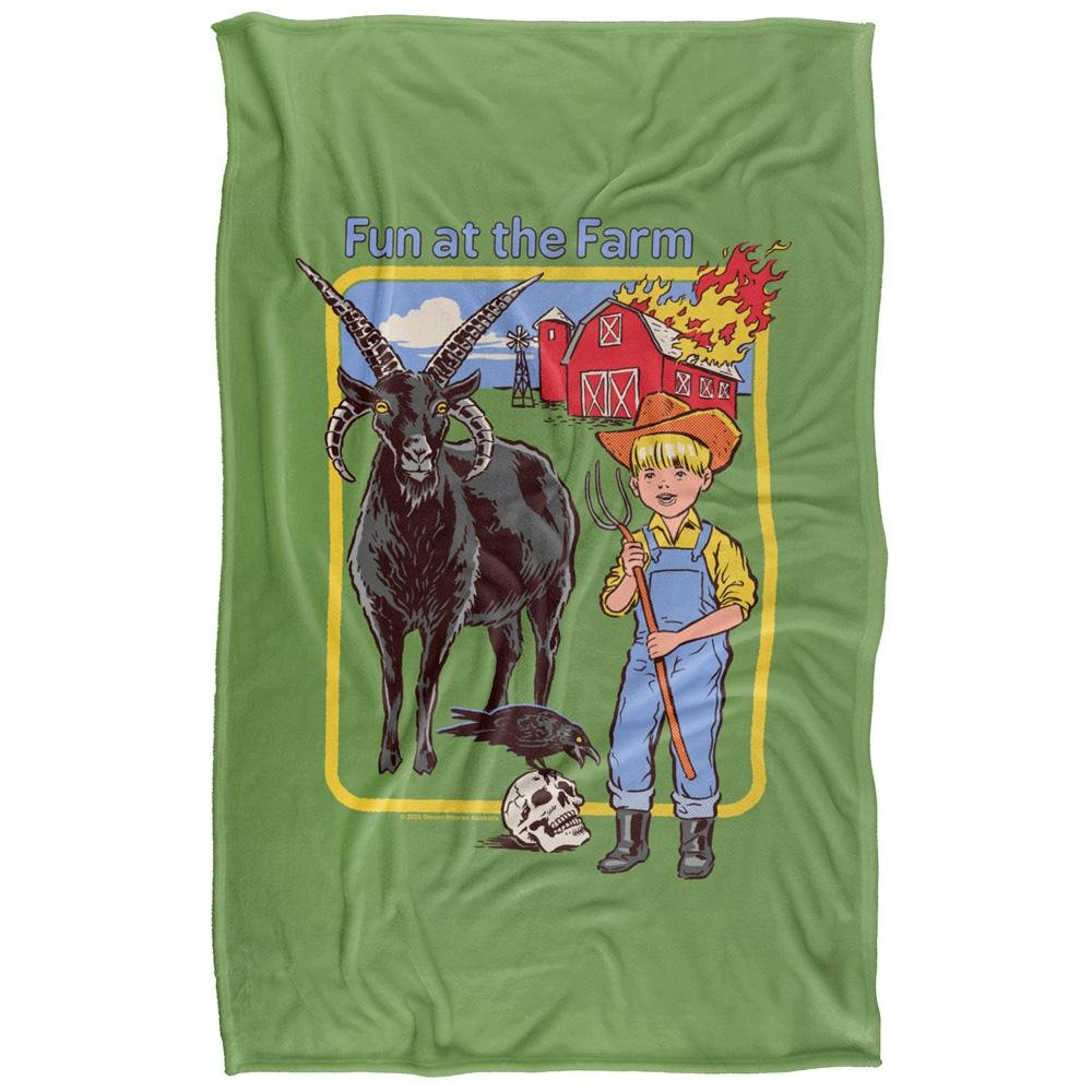 Steven Rhodes Fun At The Farm Soft Touch Blanket - 152cm x 127cm - Image 3