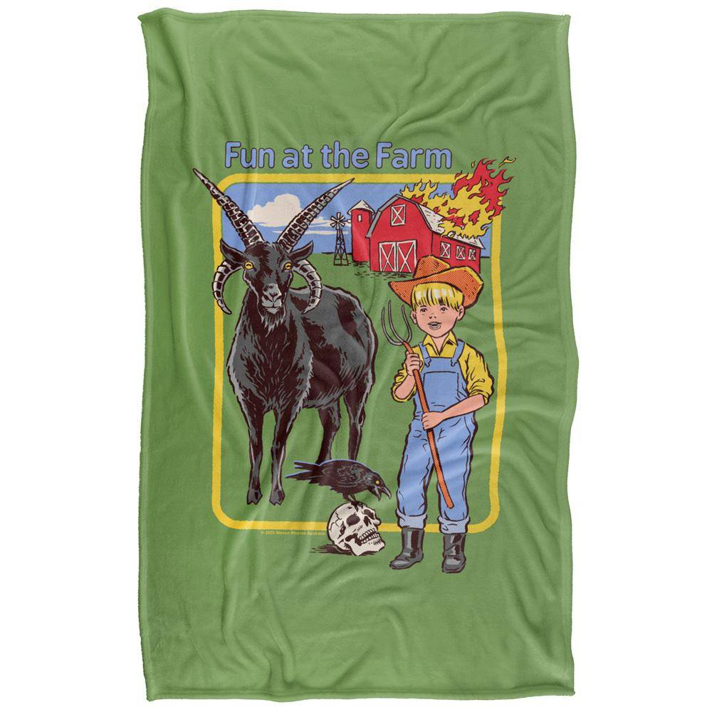 Steven Rhodes Fun At The Farm Soft Touch Blanket - 152cm x 127cm - Image 3