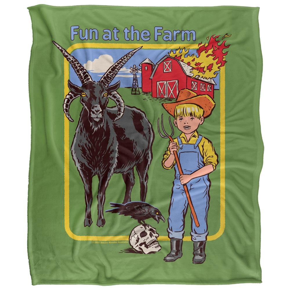 Steven Rhodes Fun At The Farm Soft Touch Blanket - 152cm x 127cm - Image 5