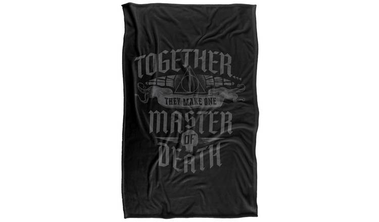 Harry Potter Master Of Death Black Blanket - 147cm x 91cm