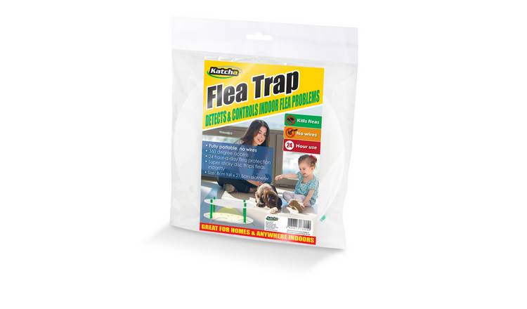Katcha Portable Flea Trap with 3 Sticky Discs