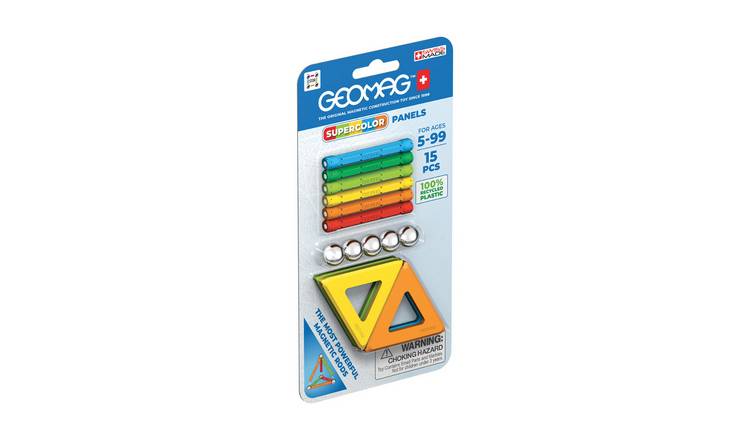 Geomag Supercolor 15 Piece Magnetic Panel Construction Set