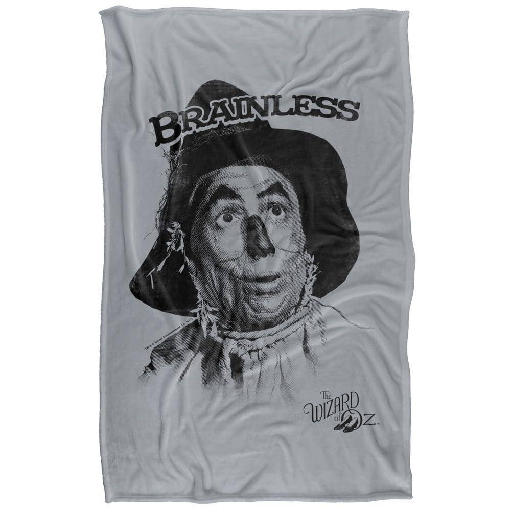 Wizard Of Oz Brainless Soft Touch Blanket - 152cm x 127cm - Image 1