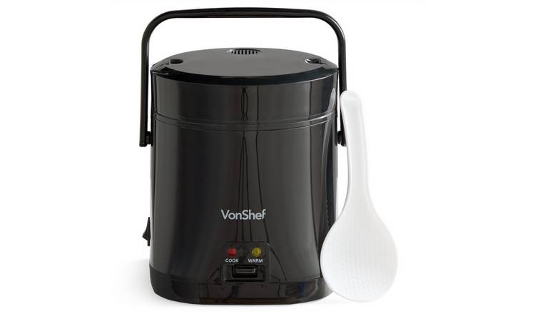 VonShef 0.3L 200W Small Rice Cooker for 2 - Keep Warm