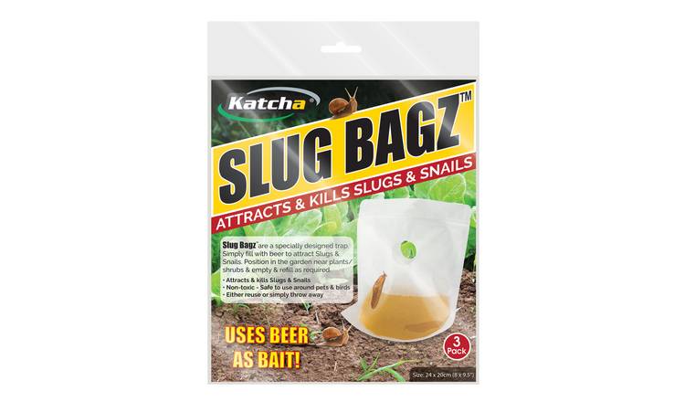 Katcha Reusable Poison Free Slug Bagz - 6pk