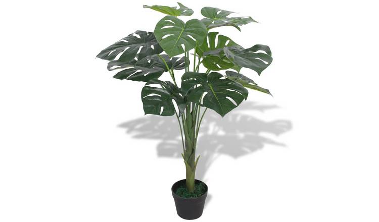Walplus Artificial Monstera Plant with Pot - Green - 70 cm
